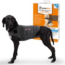 Gilet relaxant pour Chiens - Rassure lors de situations stressantes - Méthode douce et naturelle - Taille m - Gris. - Thundershirt