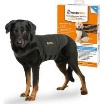 Gilet relaxant pour Chiens - Rassure lors de situations stressantes - Méthode douce et naturelle - Taille l - Gris. - Thundershirt