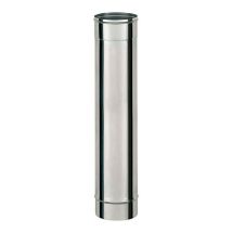 TI1000 Conduit simple paroi pour bois fioul longueur 100 cm Ø100 - à l'unité