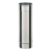 TI500 Conduit simple paroi pour bois fioul longueur 50 cm Ø100 - à l'unité