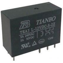 Tianbo Electronics - TRA3 L-24VDC-S-2Z Relais pour circuits imprimés 24 v/dc 8 a 2 inverseurs (rt) 1 pc(s) Y883701