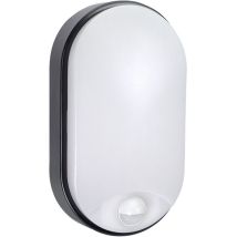 Tibelec - Aludra Hublot led Ovale Blanc 12W 1080LM avec Détecteur de Mouvement et Couleurs de Lumière Réglables IP54 – Efficacité et Praticité