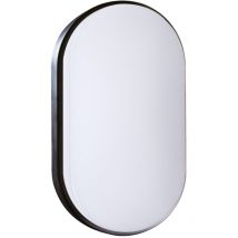 Aludra Hublot led Ovale Noir 12W 1080LM Couleur de Lumière Réglable IP54 – Éclairage Élégant et Personnalisable - Tibelec