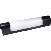 Tibelec - Belna Applique Noire sans Lampe pour Tube S19 13W Maxi - Design Moderne