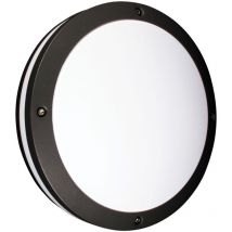 Coxa Hublot Rond Alu Gris sans Lampe 2x23W Max E27 IP54 - Tibelec