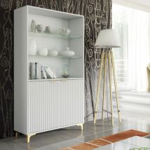 Olivia Furniture - Tide Crest Display Cabinet 175cm - White