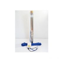 GmbH Pompe de puits profond 4 pouces 1,5 Kw 10800 L/h 7,6 Bar avec disjoncteur Box - CHM