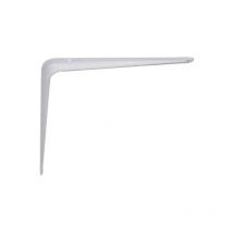 Tiefgezogene Konsole 350x400 mm aus weißem Stahl