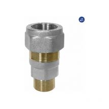 Raccordo rapido tubofix maschio per tubo in ferro in ottone cromato serie 3100 3/8 rinaldi e pettinaroli