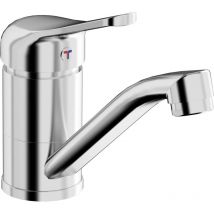 Tiemme - K06 Spültischbatterie mit kurzem Schwenkauslauf 150 mm