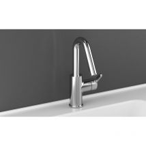 Waschtischbatterie solix mit seitlichem Griff, ohne Ablaufgarnitur - Tiemme