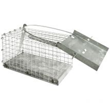 Lebendfalle Tierfalle Mäusefalle Mausefalle Rattenfalle Drahtfalle Maus Ratte Mäuse Maeuse Ratten Stabil Falle Umsiedeln Lebend Robust 15 x 8 x 8 cm
