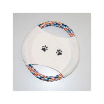 Frisbee de cordes colorées jouet pour chien environ ø 20 cm de diamètre