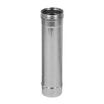 TIG500 Conduit simple paroi étanche polycombustible longueur 50 cm Ø150 - à l'unité