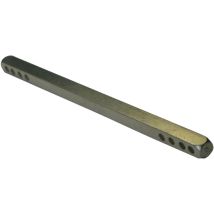 Duval – Tige Filetée Carrée 6mm – Acier Zingué – Percée 4+4 Trous 80mm – Pour Fixation Dans Bois Dur