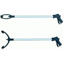 Tige de collecteur de dA chets 87 cm poignA e en aluminium jardin plage nettoyage