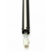 Tige de prolongation aluminium brossé pour ventilateur
