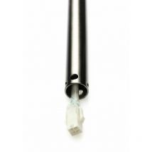 Tige de prolongation nickel brossé en différentes longueurs pour ventilateur de plafond