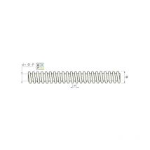 Moncoffrage - Tige filetée ø 24 mm filetage rond de longueur 1,00 ml pour console de façade (acier spécial RE355)