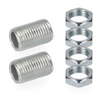 Tige filetée 20mm avec écrou sous emballage (2 tiges et 4 écrous)