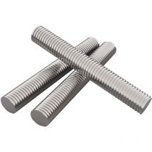 Tige filetée Rs Pro Acier doux Zingué, M8 x 180mm ( Prix pour Sachet de 5 )