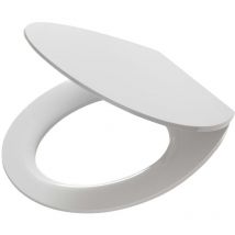 Tiger - Asiento de inodoro con tapa Blade blanco