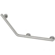 Boston Comfort & Safety Maniglione di Sicurezza - Sinistra 135°, Acciaio Inox Spazzolato, 58.7 x 23.6 x 7 cm - Tiger