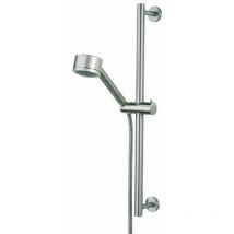 NON - Tiger Boston Set doccia Idromassaggio, Acciaio Inox Spazzolato, 66,5 x 13,9 x 28,8 cm