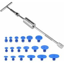 Tigrezy - 19pcs Kit Debosselage Marteau Coulissant, Debosselage Caravane, Paintless Débosselage Réparation de Bosses de Voiture sans Peinture Outil
