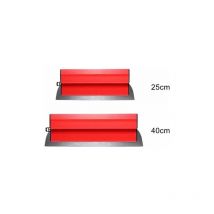 2pcs Lame à lisser 25cm+ 40cm, Lame de spatule de lissage, Lame d'écumage efficace résistante à l'usure sans effort, Couteau à lisser mural