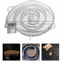 Sunflower - Tigrezy Cold Smoke Generator, Stainless Steel Suitable for cold smoking in smokehouses, barbecues, smokers, grills, etc.