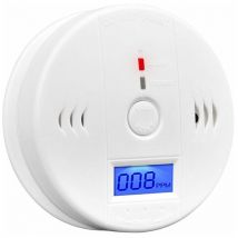 Tigrezy - Détecteur de monoxyde de carbone Alarme Détecteur de co Capteur d'alarme avec écran lcd Fonction mémoire Fonctionne sur piles pour maison