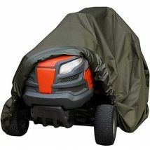 Tigrezy - Housse de Tondeuse autoportée, imperméable, Robuste, Durable, résistante aux uv et à l'eau pour Tracteur de Jardin autoporté à l'intérieur