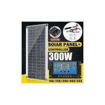 Tigrezy - Kit Solaire 300w - Panneau Solaire Flexible Module Pv Monocristallin + Contrôleur 20a Pour Bateau Voiture Camping-car Maison Hangar