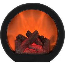 Tigrezy - led Fireplace Lantern with Touch Switch, Realistic Flame Fireplace Lamp, usb Powered(Arched Fireplace Lamp)