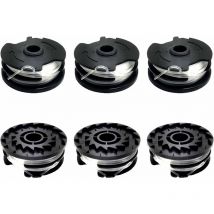 Tigrezy - Lot de 6 bobines de fil de rechange pour lidl Parkside, bobines de rechange pour coupe-bordures lidl Parkside prta 20-Li A1, B2, C3, prt