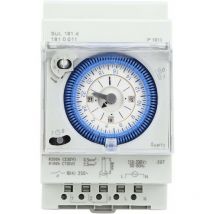 Tigrezy - Minuterie analogique avec moteur synchrone et programme journalier, minuterie,36VAC/DC