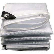 Tigrezy Tarpaulins (diy) - Reinforced Protective Tarpaulin 3x3m 230g/M² - Translucent / Transparent - High Resistance, Tearproof and Waterproof - uv