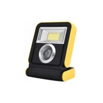 Usb wiederaufladbare solarbetriebene LED-Arbeitsleuchte für den Außenbereich – tragbare COB-LED-Laterne, Gelb - Tigrezy