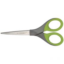 KF03986 tijera de escritorio y manualidades Tijeras de manualidades, Tijeras de oficina Corte recto Verde, Gris, Metálico - Q-connect