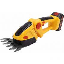 Zmleve - Tijeras cortacésped inalámbricas, acero abs SK5, 110-240 v, minicortasetos inalámbrico, herramientas 2 en 1 para césped (enchufe ue)