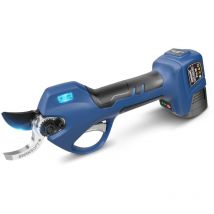Swansoft - Tijeras de Podar Electricas 28mm, Tijeras de Podar Batería con Anticorte, 850W Tijeras de Podar Eléctricas de Mano, Negro/Azul PRU-28