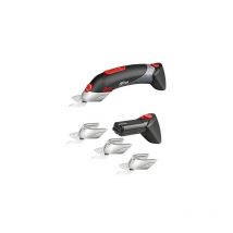 Skil - Tijeras inalámbricas Multi-Cutter 2900 aj (tijeras universales, incluido cargador, 2 pilas de 4,8 v, 4 cabezales de tijera)