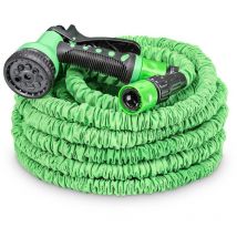 Tubo da Giardino flessibile 7,5 - 30m in estensione, Versione Migliorata 2019, Tubo Flessibile per Innaffiare, Tubo Flessibile per Laghetto da