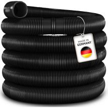Tillvex Poolschlauch 25m - ø 38mm Schwarz Schwimmbadschlauch Saugschlauch Solarschlauch