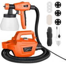 800-W-Farbspritzgerät, 1100 ml/min Wandfarbe, 3 Düsen und 3 Sprühbilder, geteiltes Farbsprühsystem mit abnehmbarem 1300-ml-Tank, Farbpistole für