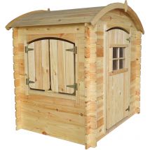 Casa de madera para niños exterior SIN SUELO - Casita de campo para niños L112xL146xA145cm/ 1,1m2 Casa de juguete de exteriores - Casa jardin niños