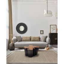 Timberly - Table basse tronc d'arbre massif