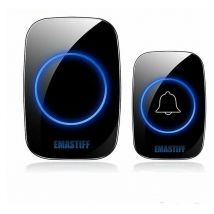 Dpzo - Timbre inalámbrico inteligente resistente al agua con alcance de 300 m y control remoto de largo alcance. Timbre de llamada con control remoto.