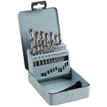 Addax - Timco Ground Jobber Drill Bits Set hss - 19pcs (1 Pack)